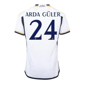 Real Madrid Arda Guler #24 Hjemmebanetrøje 2023-24 Kort ærmer